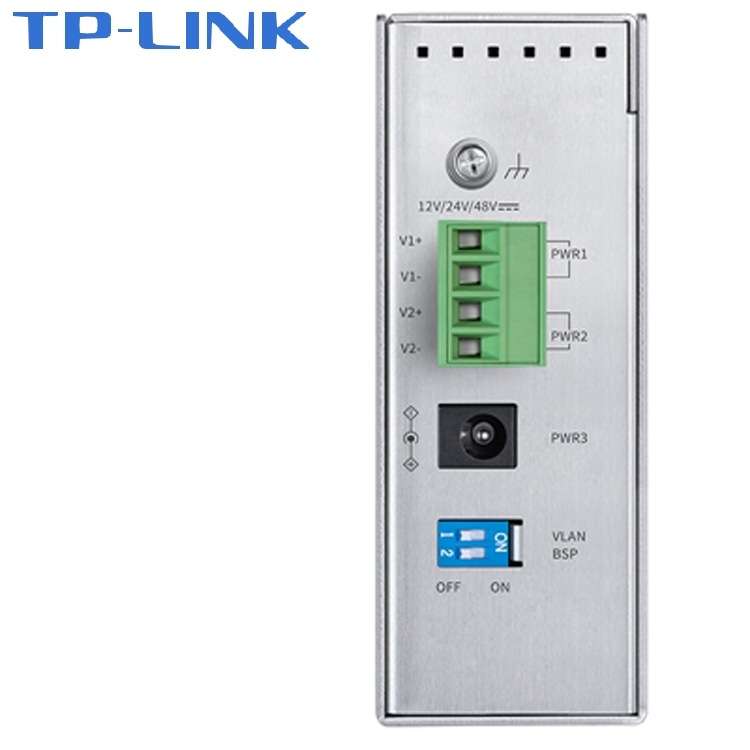 TPLINK工业级以太网交换机TL-SF1008百兆8口八12V24V48宽温导卡轨