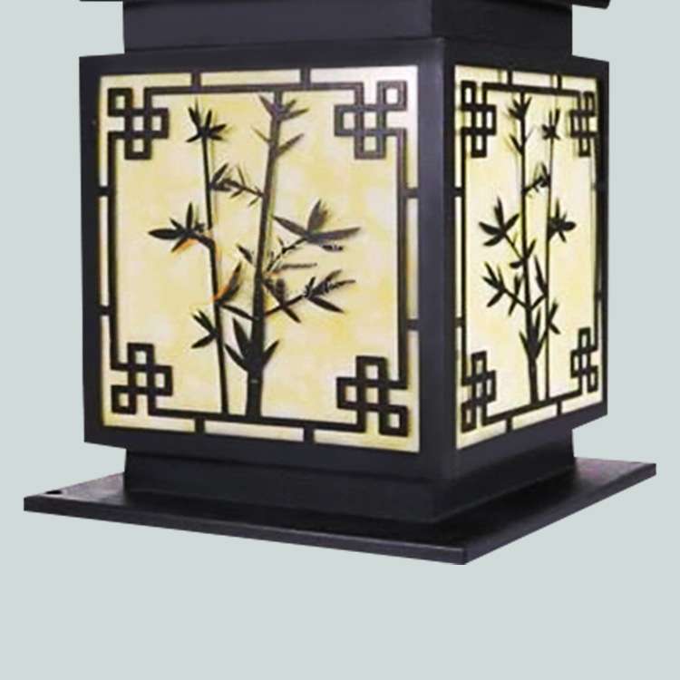 复古户外景观灯庭院装饰LED柱头灯工程制作别墅小区围墙灯花园灯