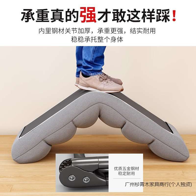 懒人沙发榻榻米日式单人沙发椅床上靠背椅宿舍椅子可折叠电脑躺椅