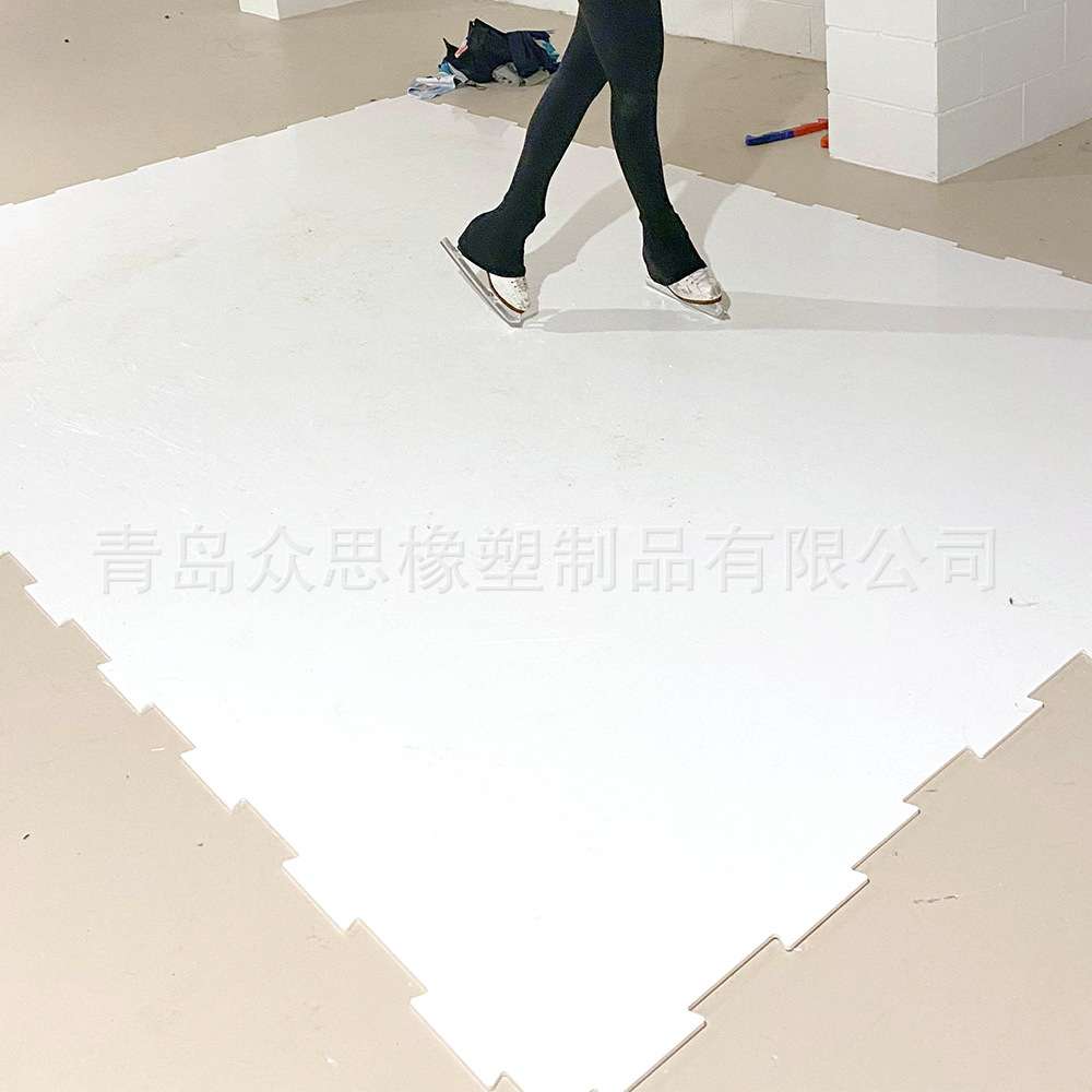 现货直销耐磨1000mm*2000mm训练场仿真冰板 人造聚乙烯溜冰场