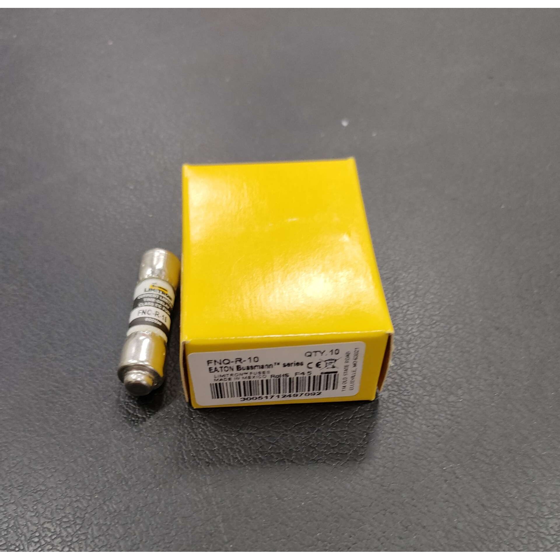 FNQ-R-10 延时保险丝 600V 10A 10X38 巴斯曼BUSSMANN熔断器