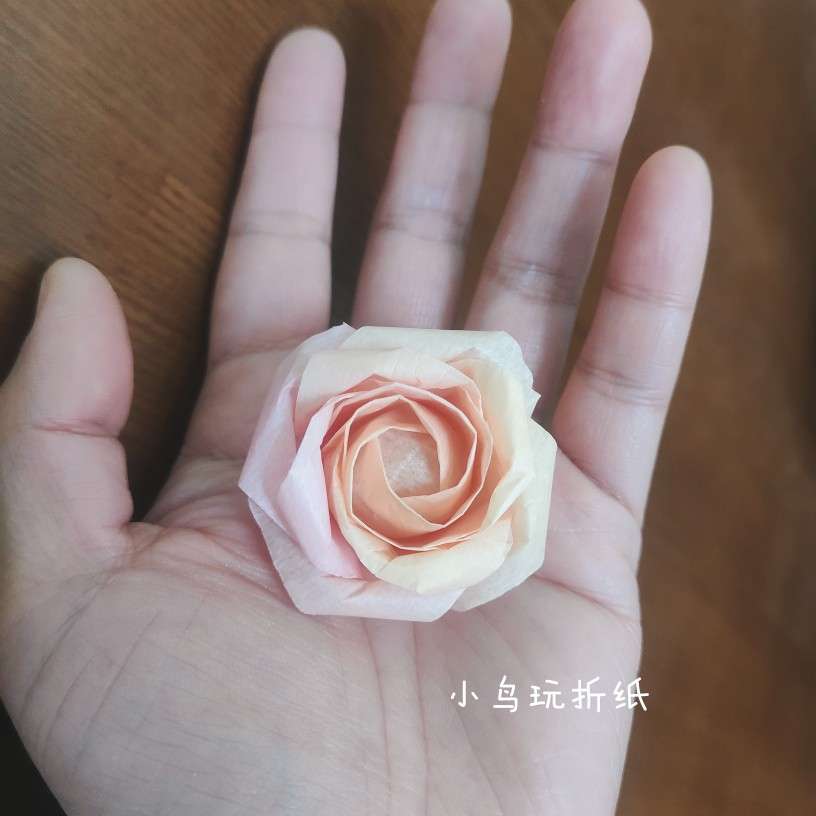 厉害了我的纸! 超韧超美号 恬淡渐变色 复杂折纸 28cm