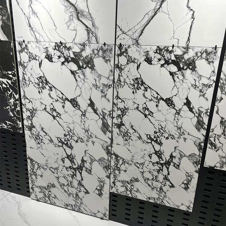 瓷砖仿古柔光大理石白色宝格客厅地砖600x1200配1500和800墙砖