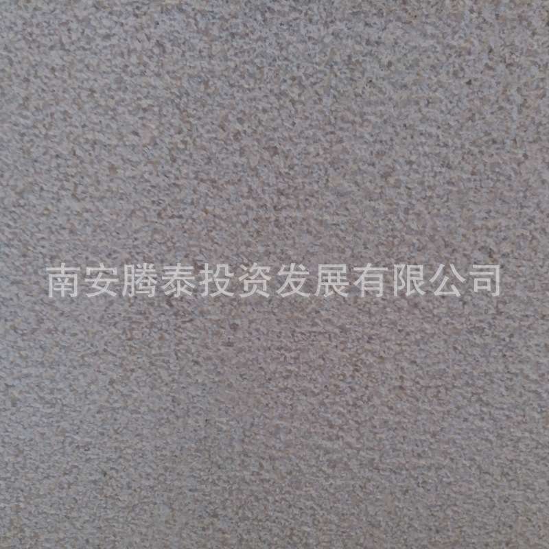 天然莱姆石白摩卡荔枝面大理石细凿面外墙干挂米白色石材