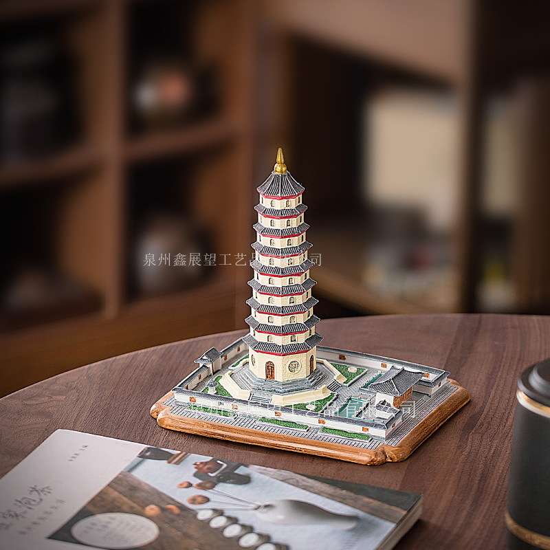 国风历史建筑文昌塔明代九层古塔旅游景点创意纪念品儿童书房摆件