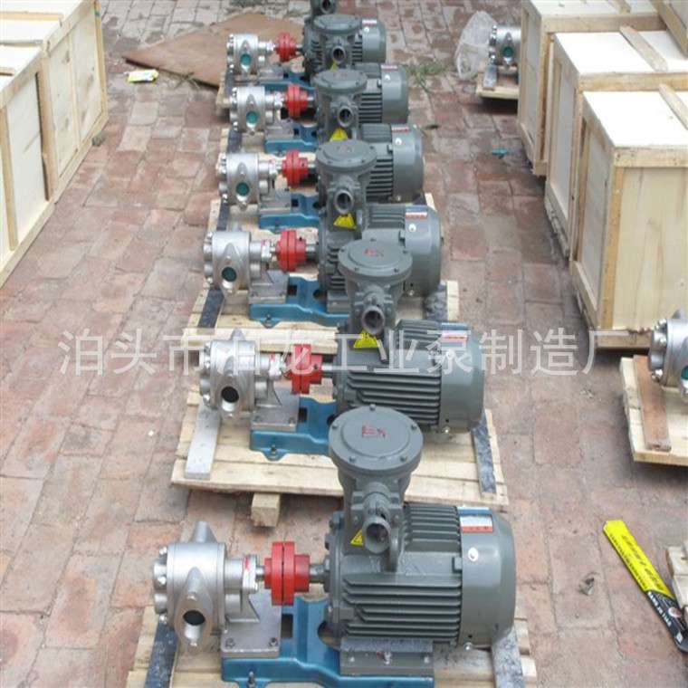供应 KCB960不锈钢齿轮泵 58立方果汁泵 高粘度糖浆输送泵