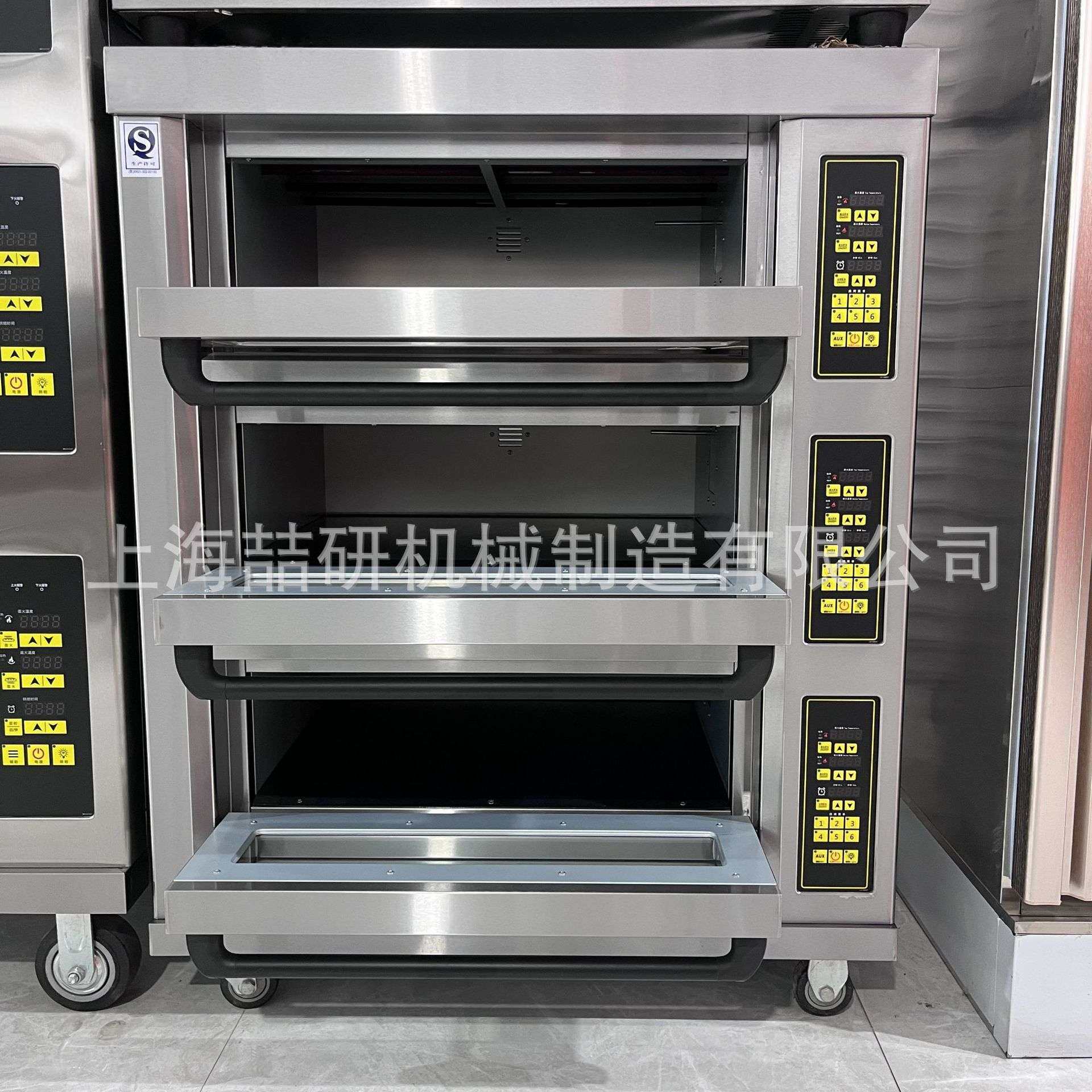 商用电烤箱三层三盘电烘平炉两层两盘烤红薯芋泥饼烤炉一层一盘