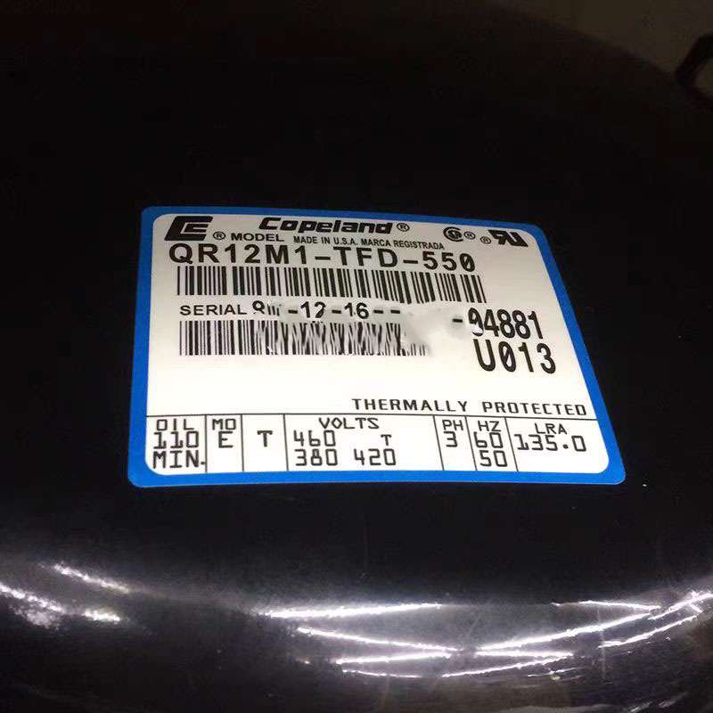 QR90K1-TFD-551 QR12M1-TFD-501 QR15M1-TFD-551/550 谷轮压缩机