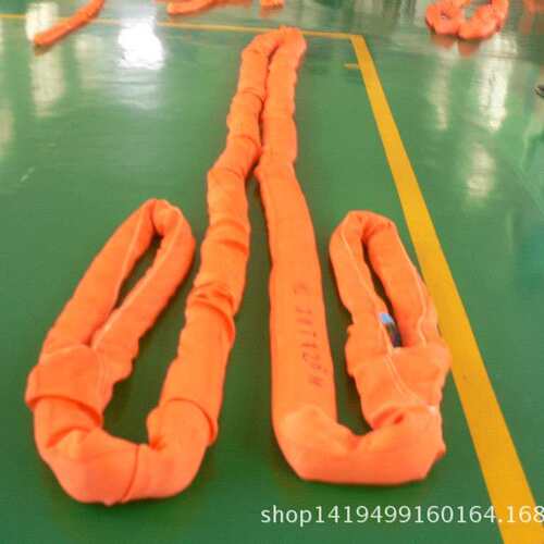 神州吊具SW016 供应圆形尼龙吊绳带 柔性起重吊装绳索具质量保证