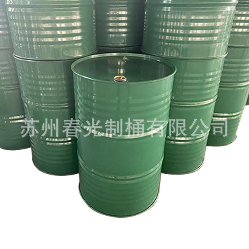 208L升圆形汽油金属桶汽油桶化工钢桶镀锌桶液体溶剂桶厂家直发