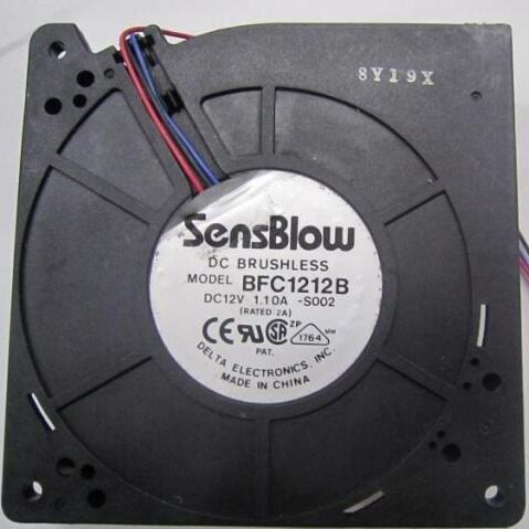 台达SensflowBFC1212B12V1.1/2A温控双滚珠12032静音鼓风机