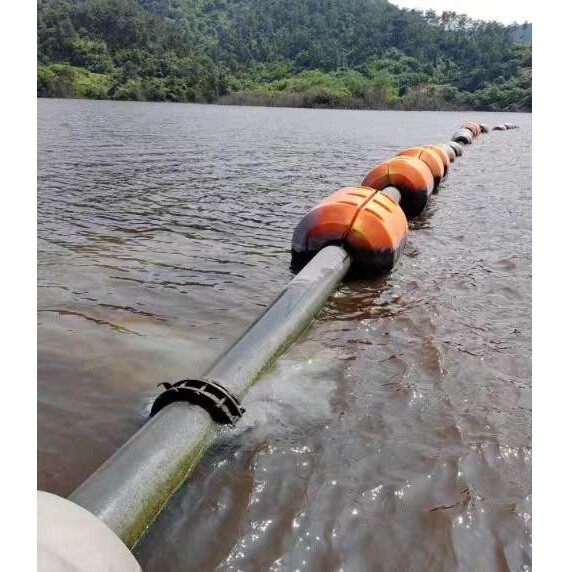 搭配管道聚乙烯塑料浮筒 河床疏浚浮筒 水面夹30mm电缆线浮筒