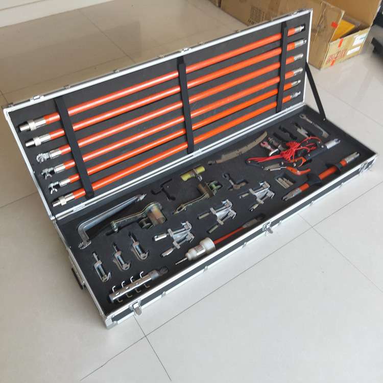 10KV带电作业套装带电接火工具套装电力接火锁线并线工具组合