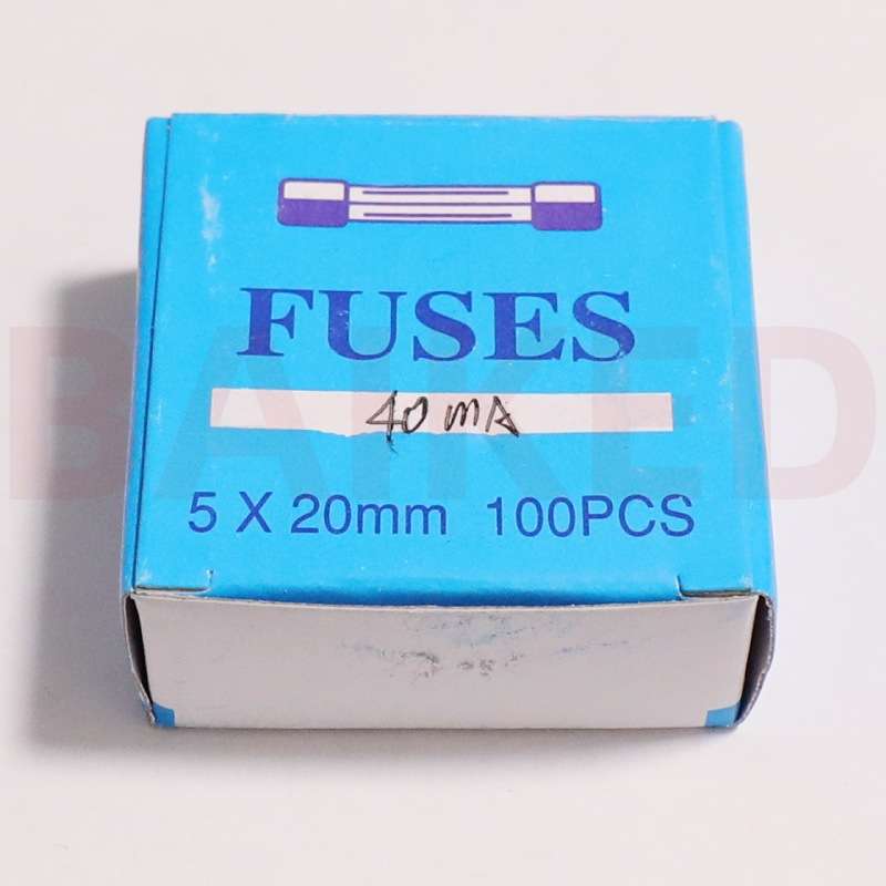 5x20体积小电流 玻璃保险管30mA 32mA 40mA 50mA 63mA 80mA L250V