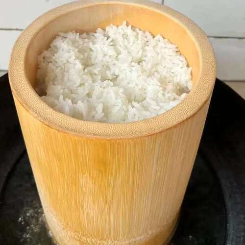直径18厘米大竹桶纯手工楠竹蒸笼家用蒸米饭竹桶竹甑子新鲜竹筒饭