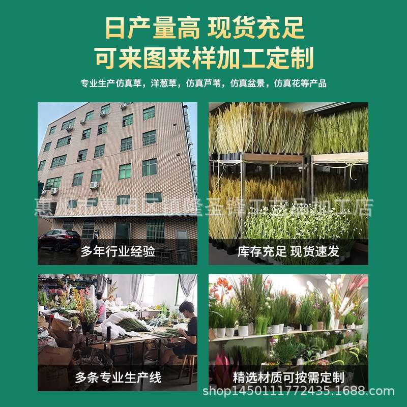 仿真芦苇洋葱草 酒店婚庆造景假绿植人造植物摄影装饰场景道具