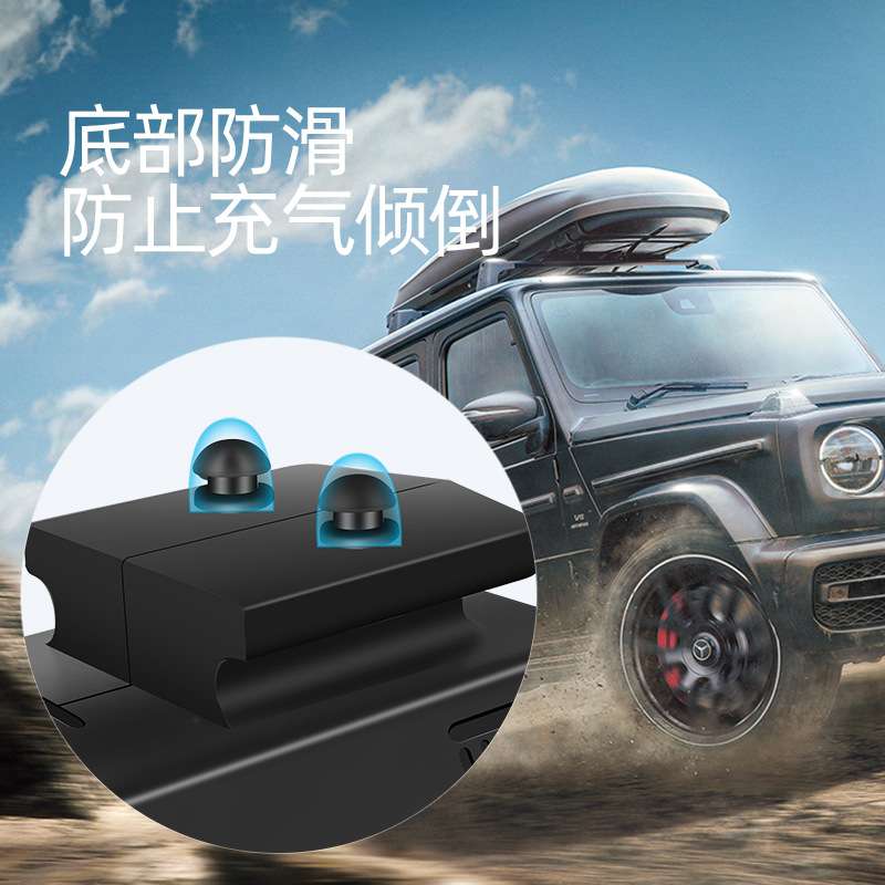 车载应急充气泵 带灯数显自动充停汽车轮胎打气泵便捷车用充气泵
