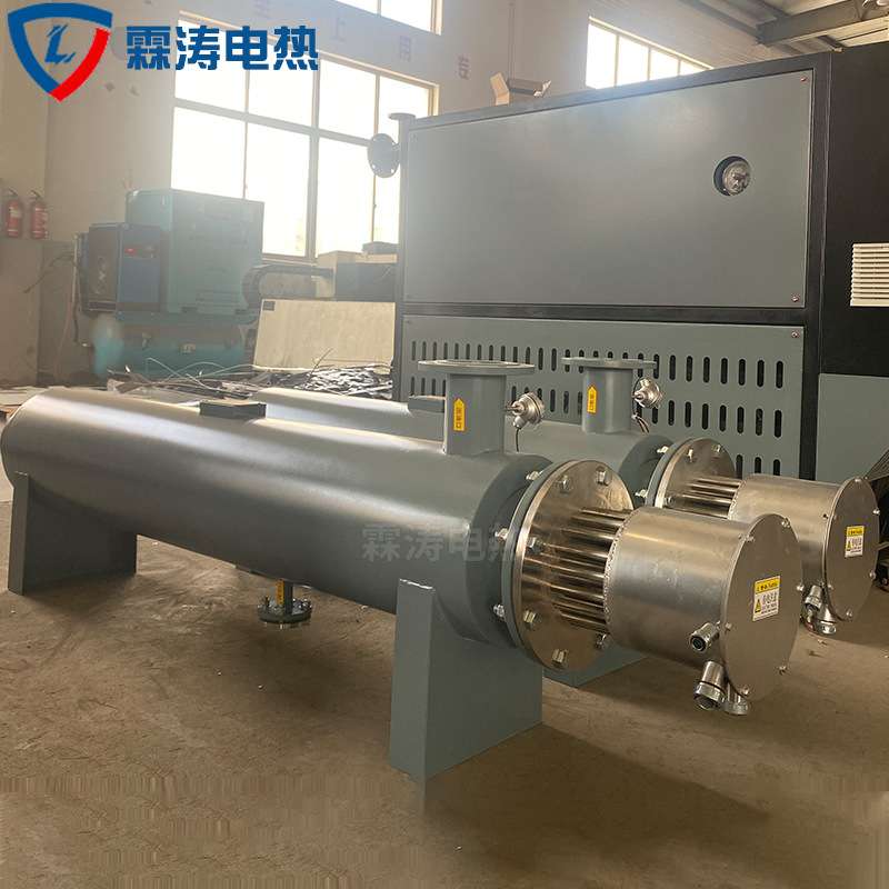 卧式重油加热器液体气体管道加热器非标可定多款大功率管道加热器