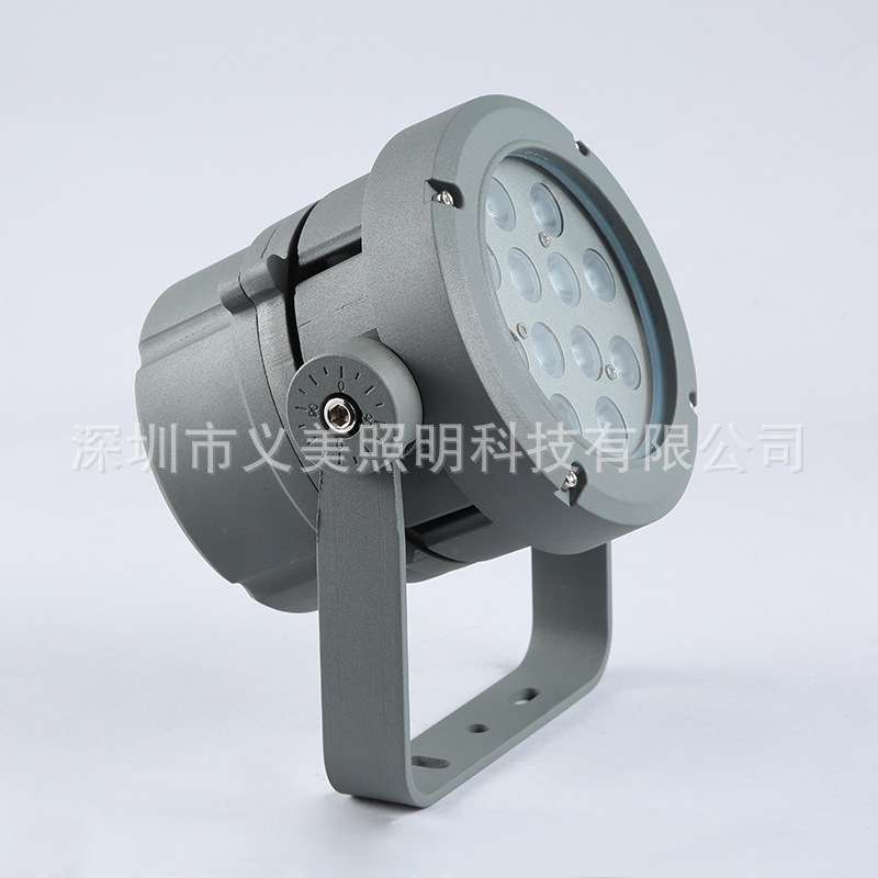 LED户外防水投光灯圆形投射灯照树灯腰鼓灯树桩灯景观插地灯庭院