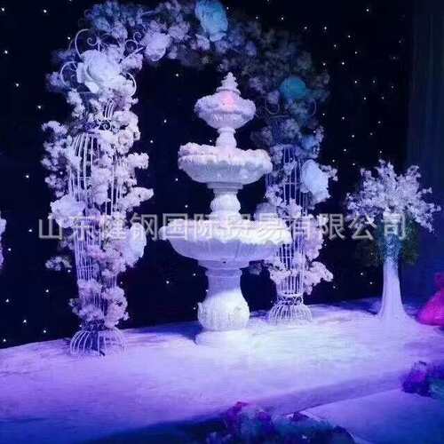 防摔喷泉 婚礼喷泉 树脂喷泉  wedding spring树脂工艺喷泉