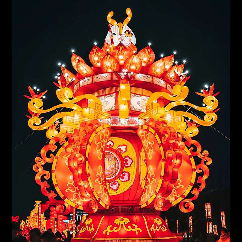 2024龙年大型传统花灯春节元旦节日文旅户外景区造型装饰中式摆件