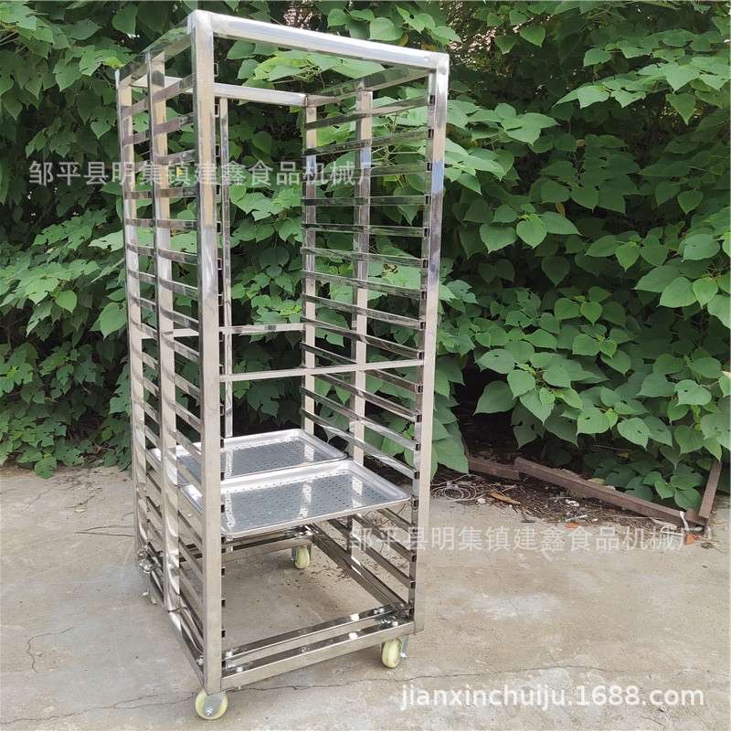 双门馒头蒸房蒸车蔬菜烘干推车鸡爪冷冻架子车