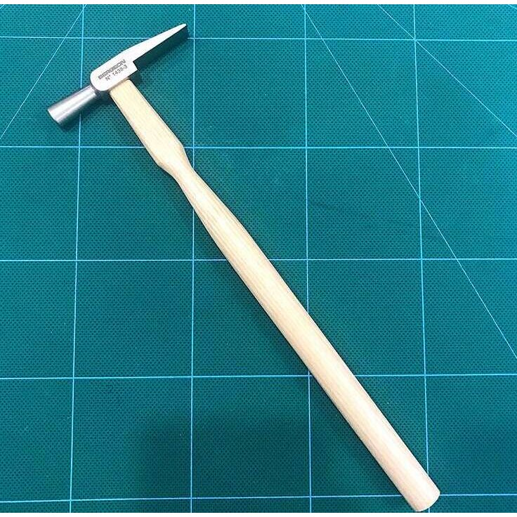 瑞士BERGEON 1438-3木柄钢锤 锤子 修表工具 70mm
