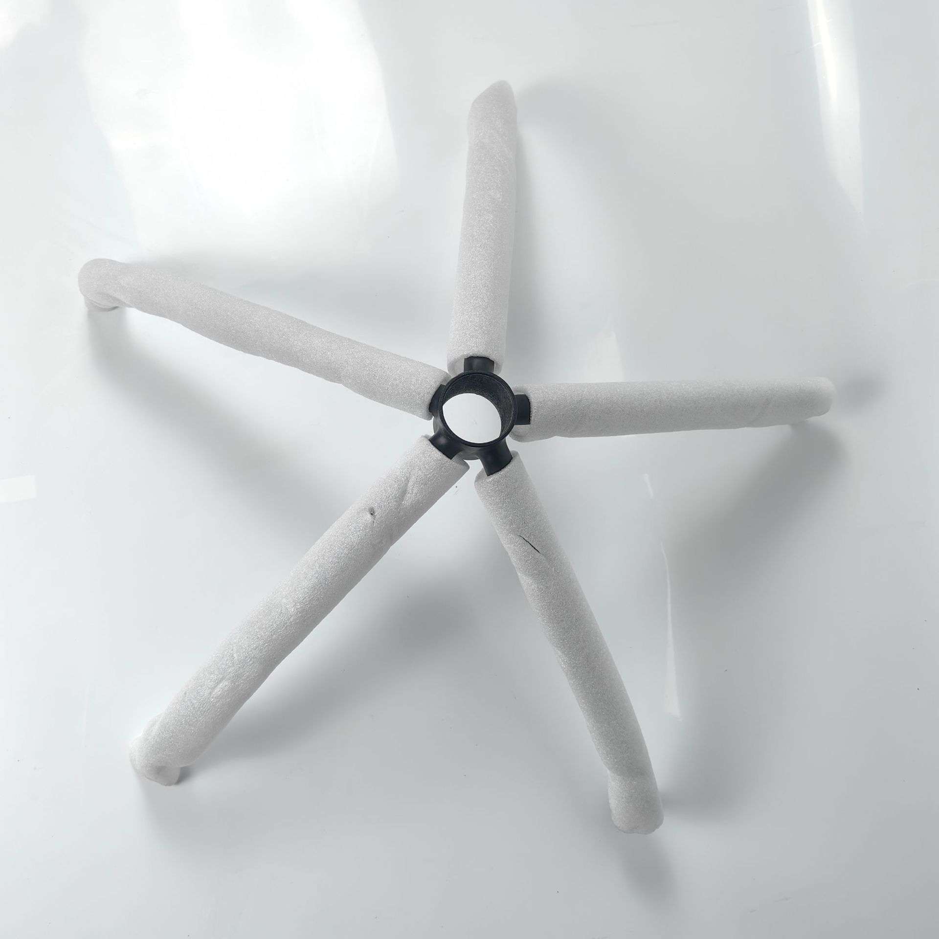 锻管边条脚椅子底座脚垫四星脚休闲酒店老板椅椅脚家具椅子配件