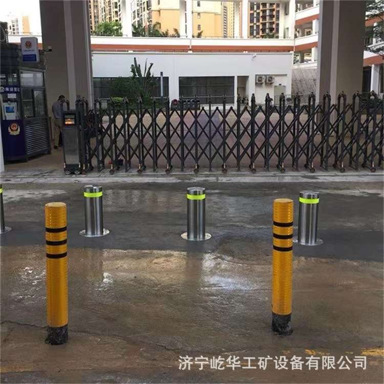 电动升降柱全自动液压防撞不锈钢路桩停车场挡车伸缩地桩