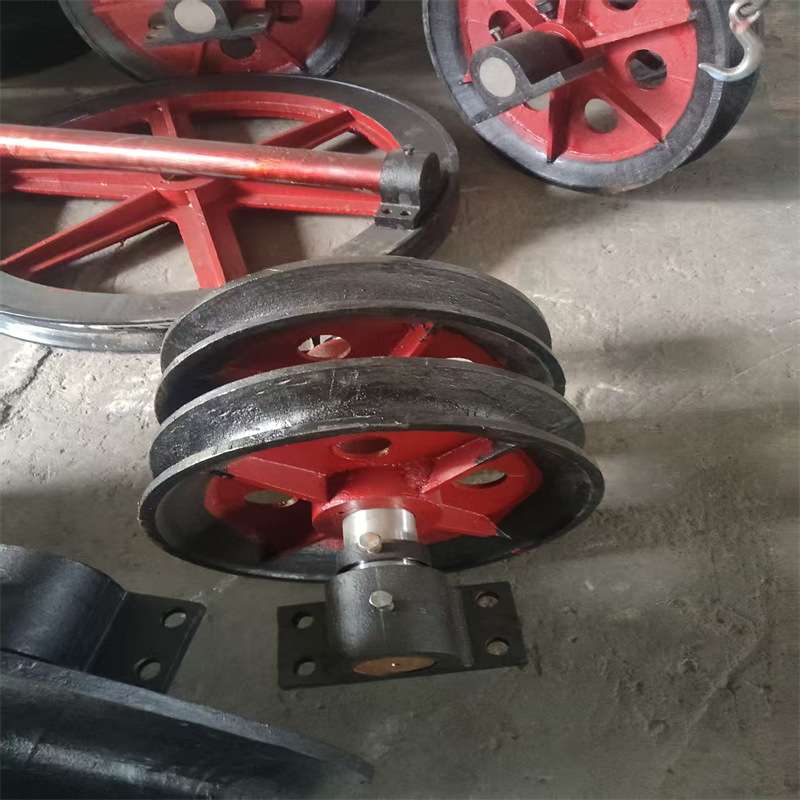 矿用提升天轮  立井固定双绳双槽绞车天轮 耐磨耐高压可带图纸制