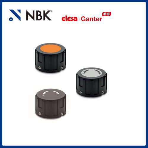 NBK ELESA MDX-51-N 用于位置指示器的旋钮 高科技聚合体机械配件
