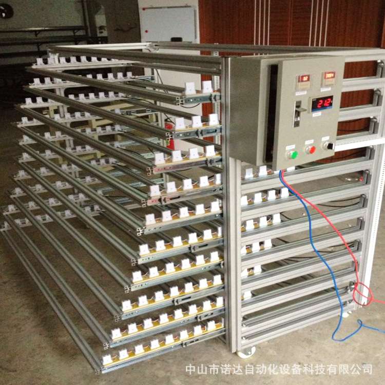 老化架LED日光灯老化架各规格均可老化带小电箱可移动老化测试柜