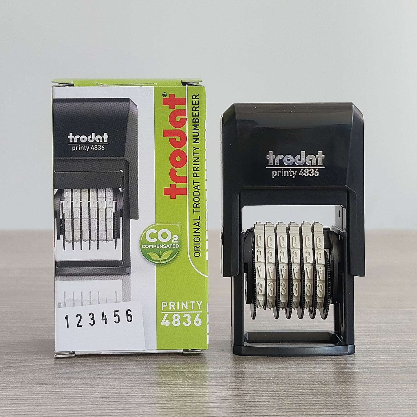 跨境卓达印章4836数字印章小号0-9手帐日期章自动按压式数字印章