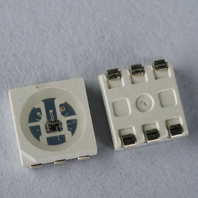 贴片5050RGB幻彩内置IC芯片灯珠幻彩贴片5V12VLED灯带灯条幻彩灯