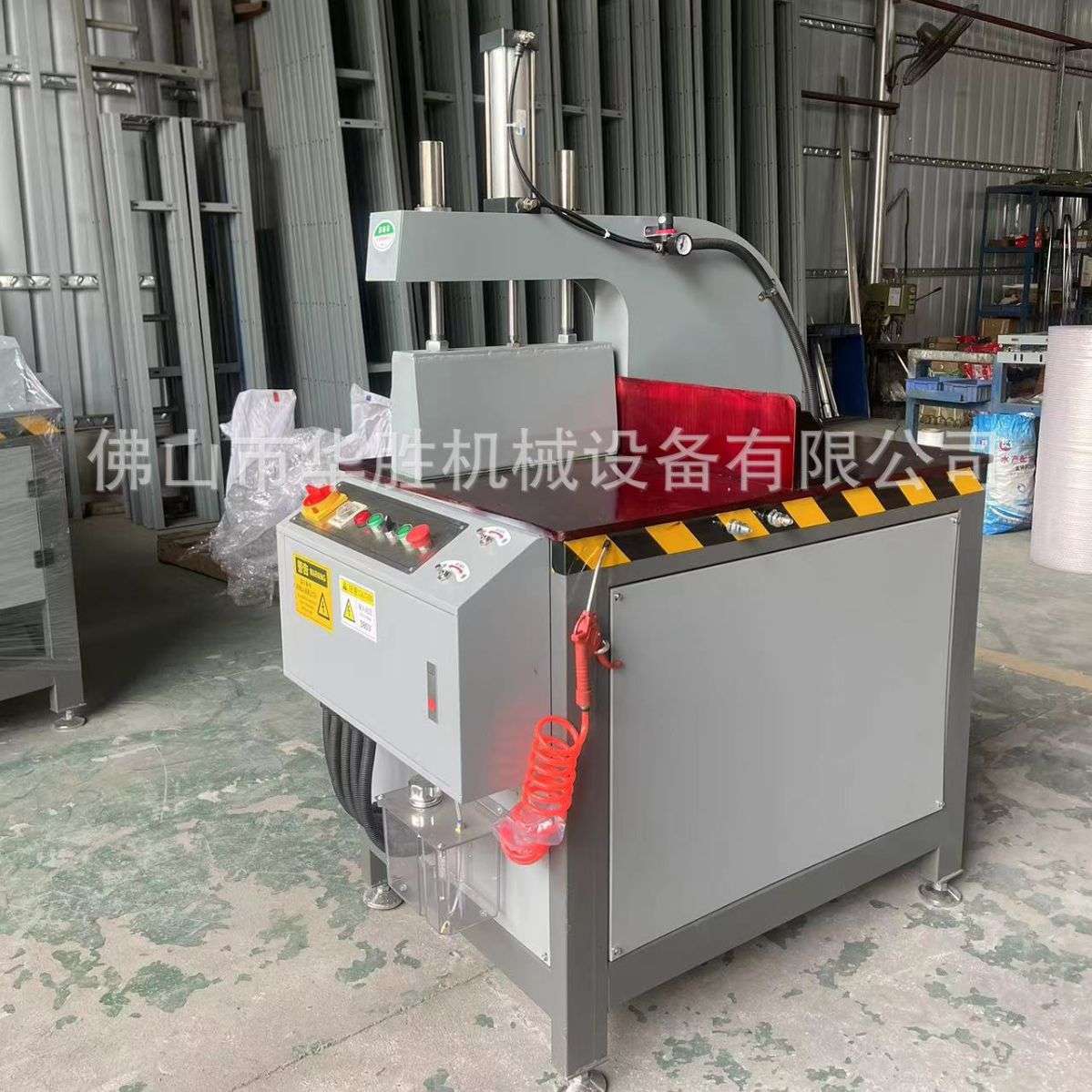 气推油90度铝型材断料锯切割铝合金门窗405断料锯直切幕墙锯铝机