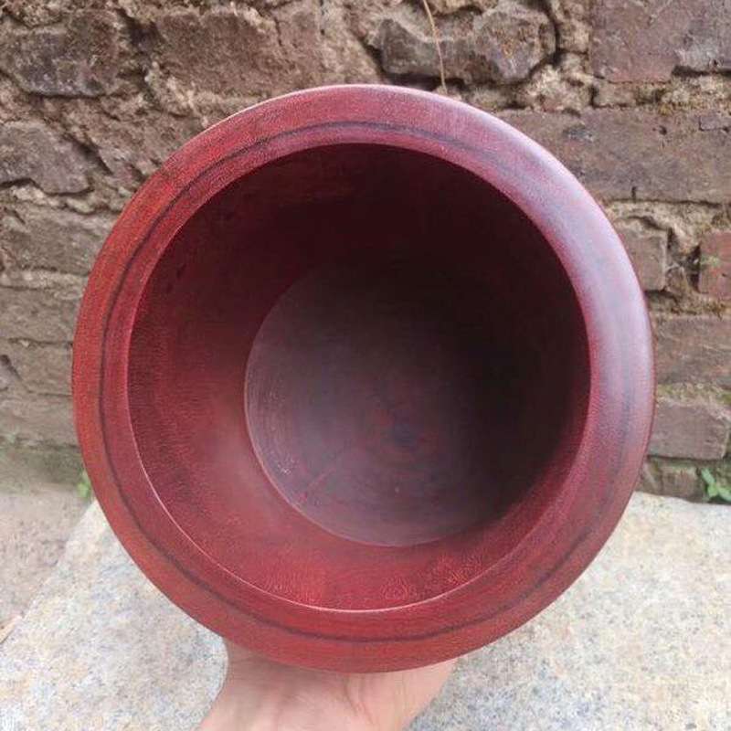 赞比亚血檀工艺品摆件 实木木质节节高升笔筒 厂家直销可