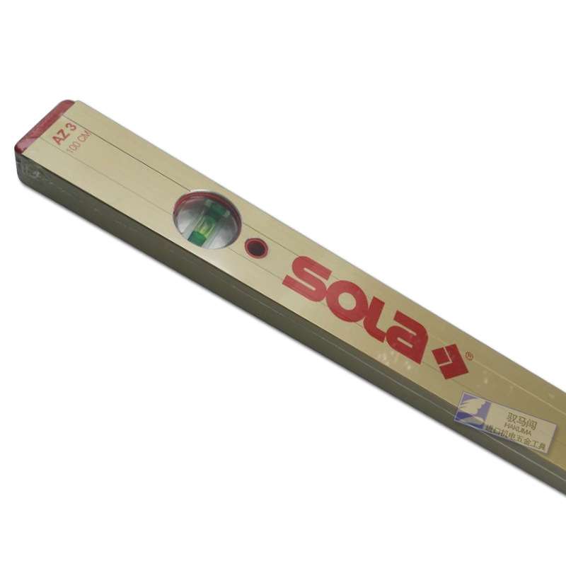 进口水平尺SOLA奥地利加厚铝合金外壳夜光水银防摔高精密平水尺