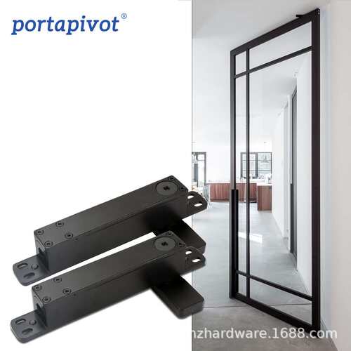 portapivot精铸304气弹簧免开槽偏轴门中轴门360旋转木门地弹簧