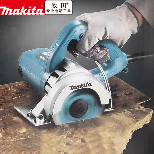 makita牧田云石机M0400B瓷砖手提切割家用小型木材石材开槽无齿锯