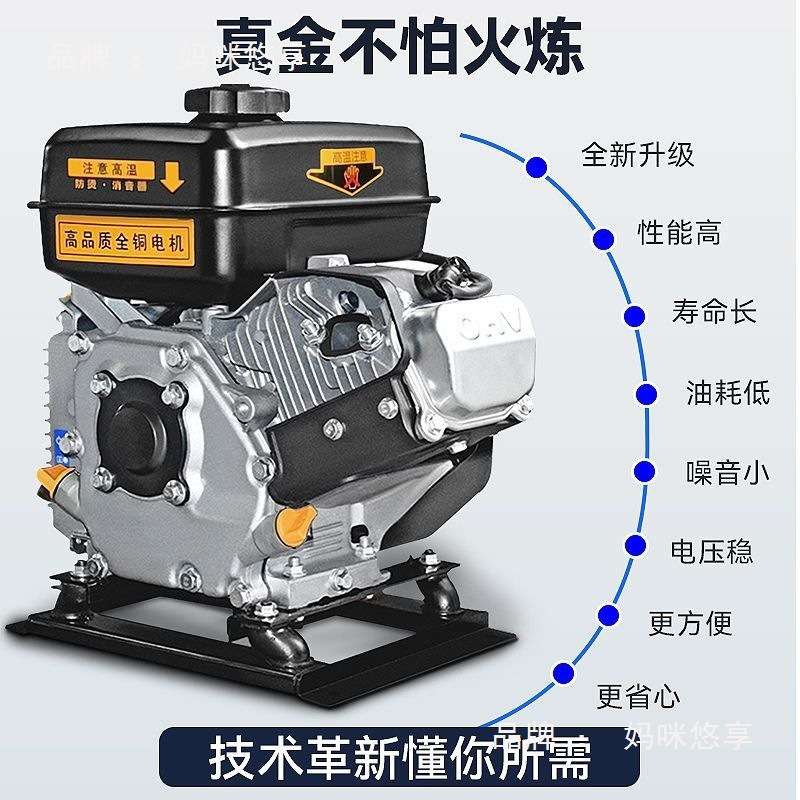 刚力48v60v72v伏电动两轮三轮车四轮车汽车轿车增程器汽油发电机