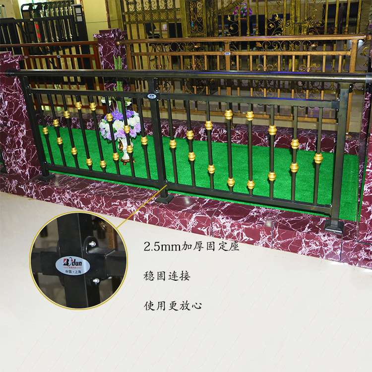 铝合金防护栏别墅阳台栏杆露台锌钢围栏栅栏楼梯扶手安全耐腐