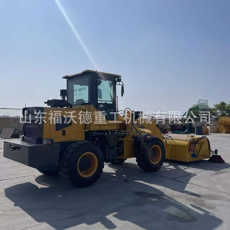 路面工程清扫车公路渣土环卫工地搅拌站扫沙石用刷扫带垃圾斗