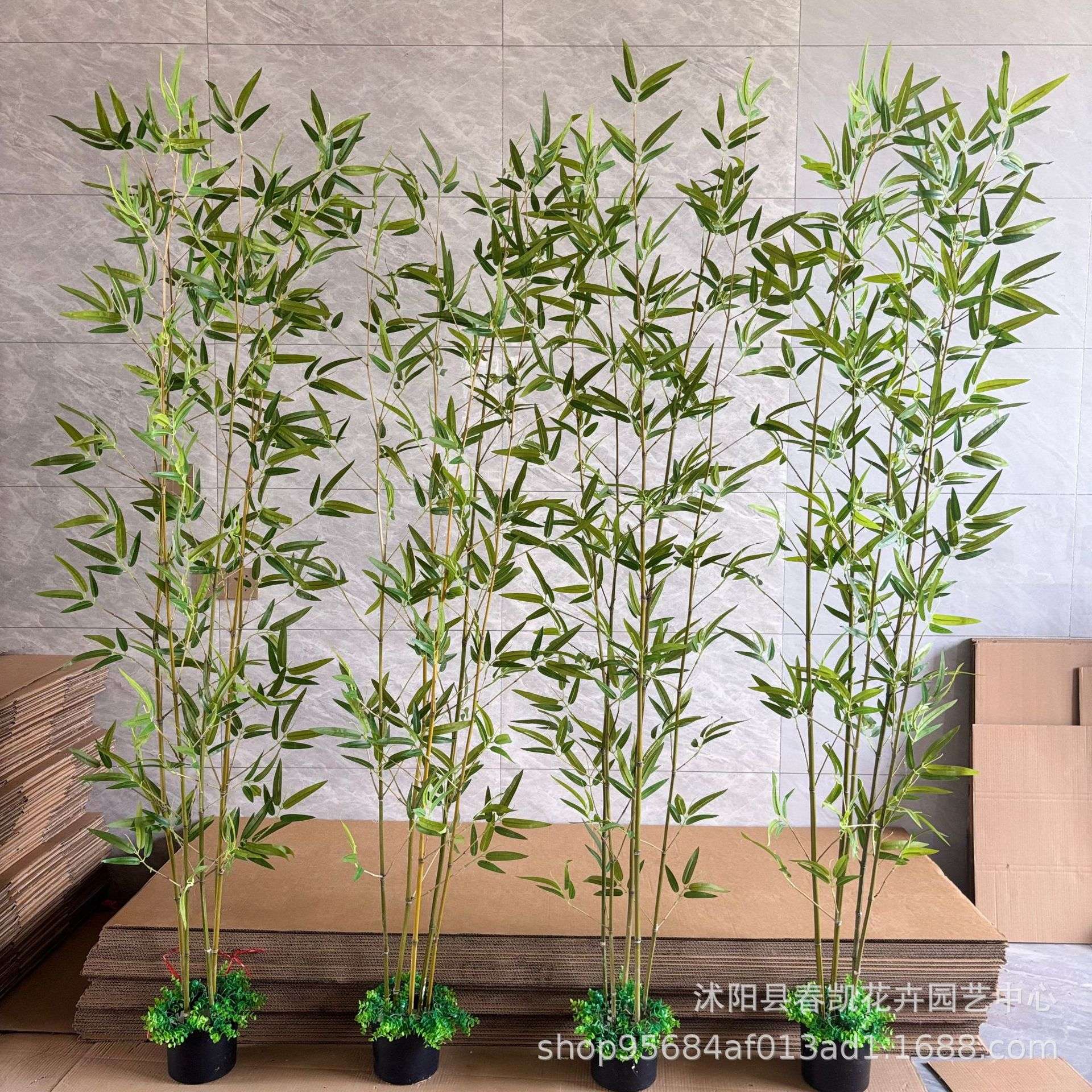 仿真竹子室内装饰隔断屏风假造景室外绿植盆栽细水竹高仿真植物