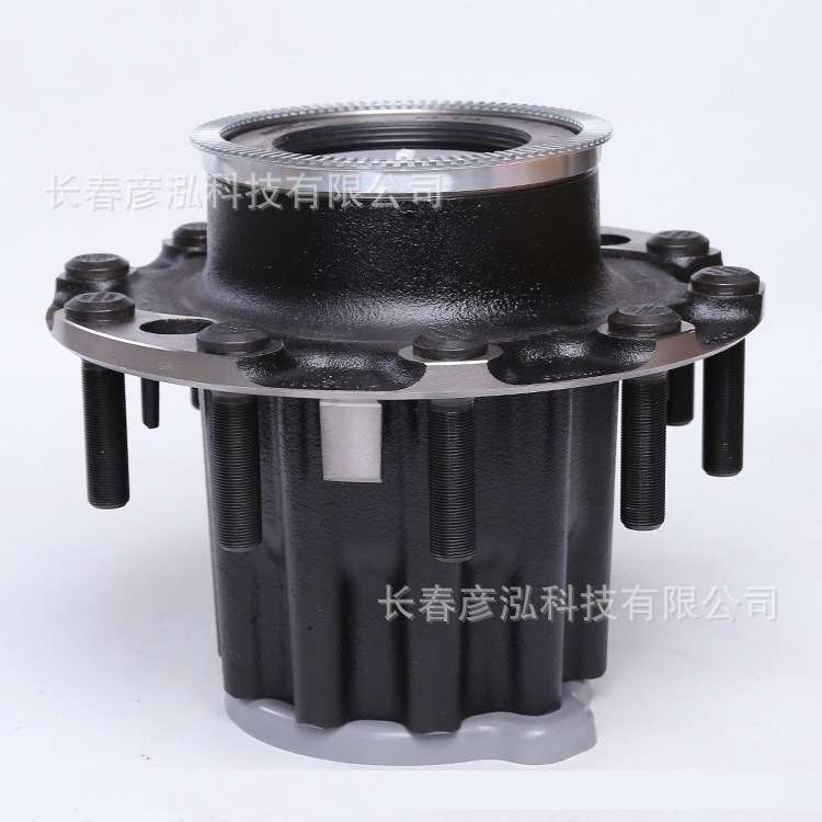 适用j6解放康迈轮毂长春发货3104010BA6TC00/A后轮轮毂带ABS齿圈
