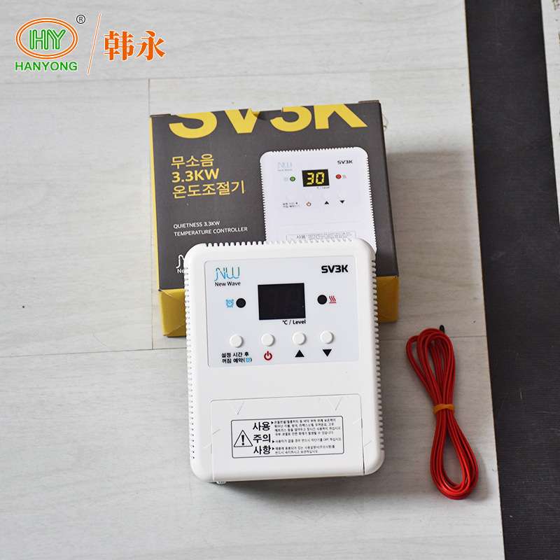 销售液晶双控挂式开关电暖器SV-3K电热膜温控器地暖节能温控器