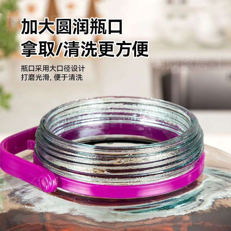泡酒玻璃瓶带龙头家用酵素桶酿酒容器10斤20斤密封罐酒坛泡菜坛子