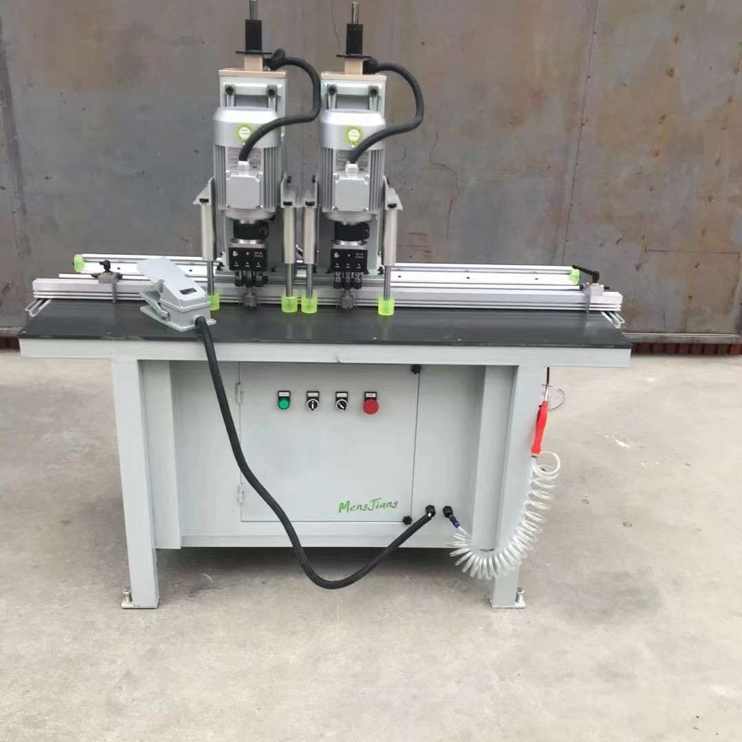 木工机械钻孔机uv板晶钢门吸塑门全铝整体橱柜铝材铰链钻孔机冲孔