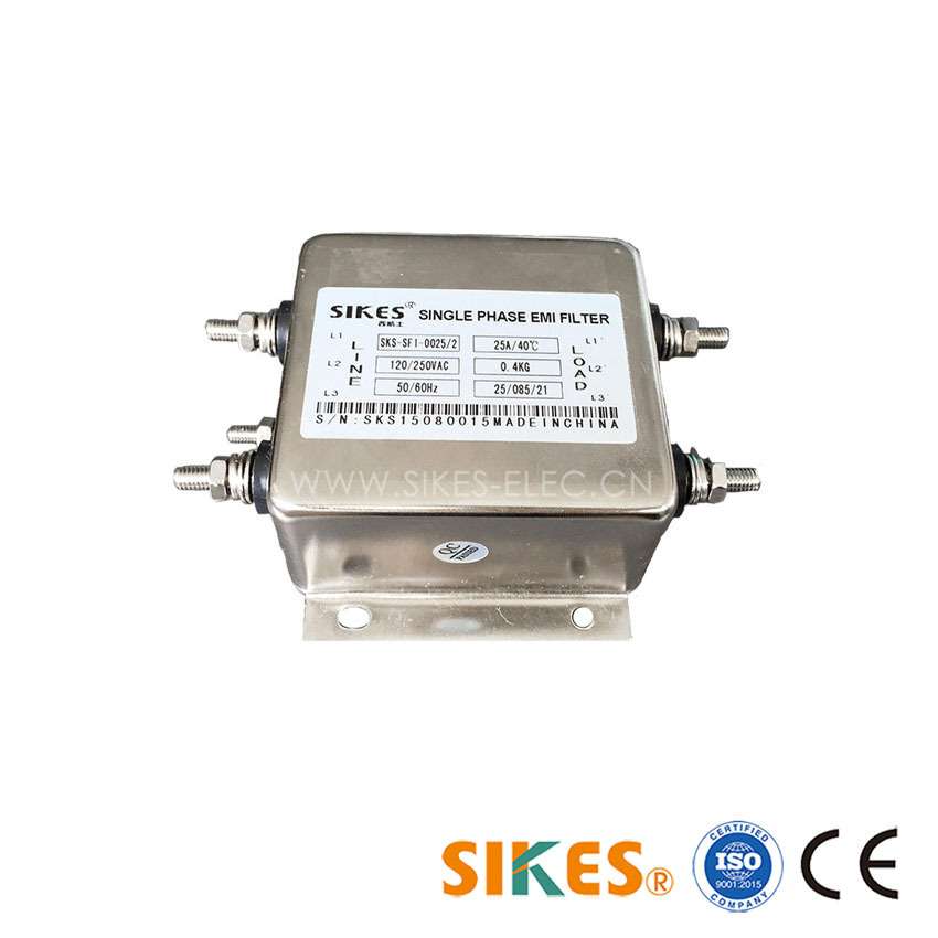 单相输入滤波器,25A ,EMC /EMI滤波器