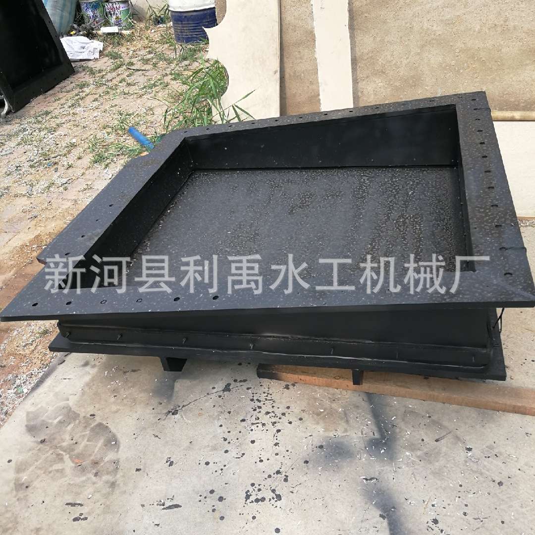 启闭机闸门 平面拱形铸铁镶铜闸门 800*800铸铁闸门 污水处理闸门