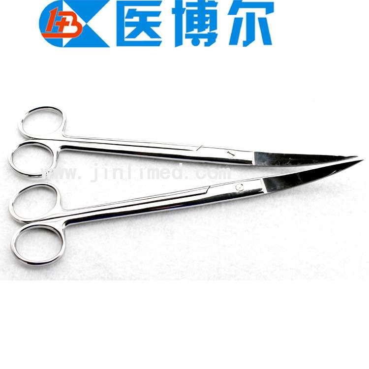 不锈钢30cm弯圆镊波浪剪水族用品水草用具可刻字量大优惠弹簧剪